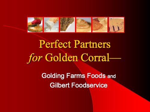 Golding Farms Foods sales presentation