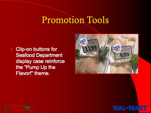Golding Farms Foods food service marinade program sales presentation
