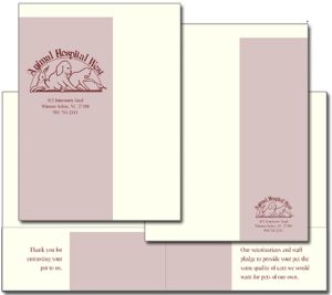 Animal Hospital West Pocket folder