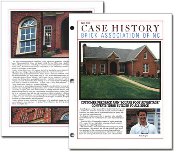 Brick Association of North Carolina builder case study