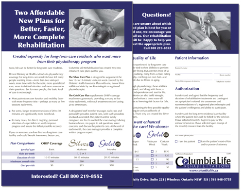 Columbia Life flyer