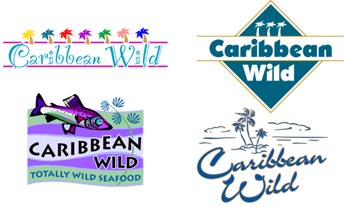 Caribbean Wild logo concepts