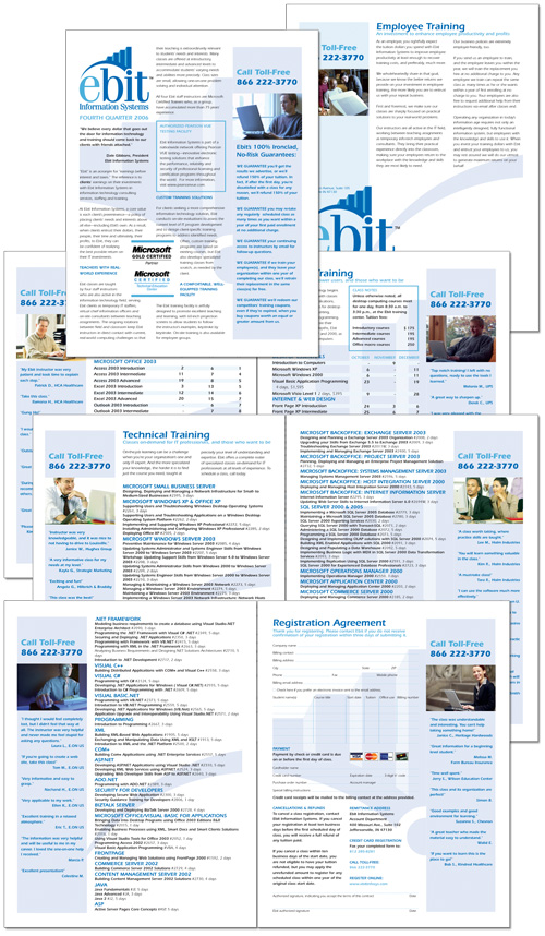 Ebit Information Systems course catalog