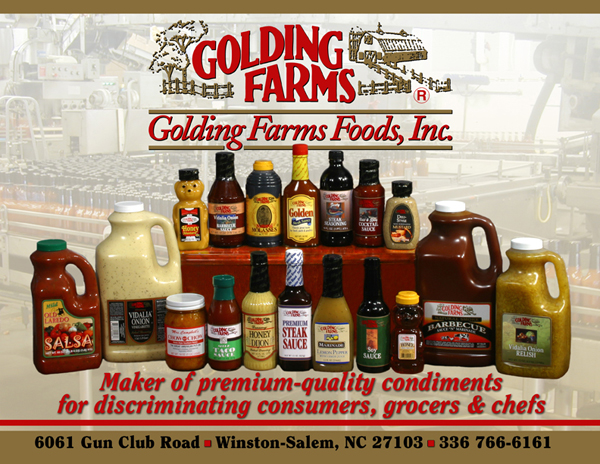 Golding Farms Foods print advertisement