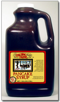 Golding Farms Foods food service pancake syrup label