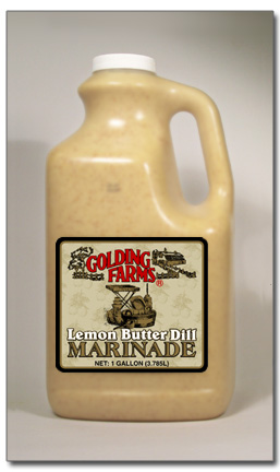 Golding Farms Foods food service marinade label
