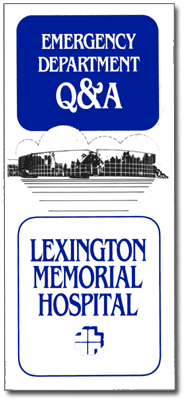 Lexington Memorial Hospital "Emergency Department Q&A" brochure
