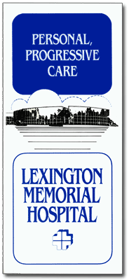 Lexington Memorial Hospital "Personal, Progressive Care" brochure