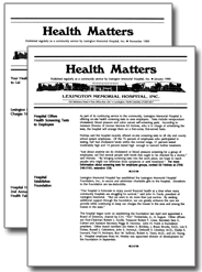 Lexington Memorial Hospital "Health Matters" newsletter