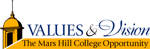 Mars Hill College Values & Vision campaign logo