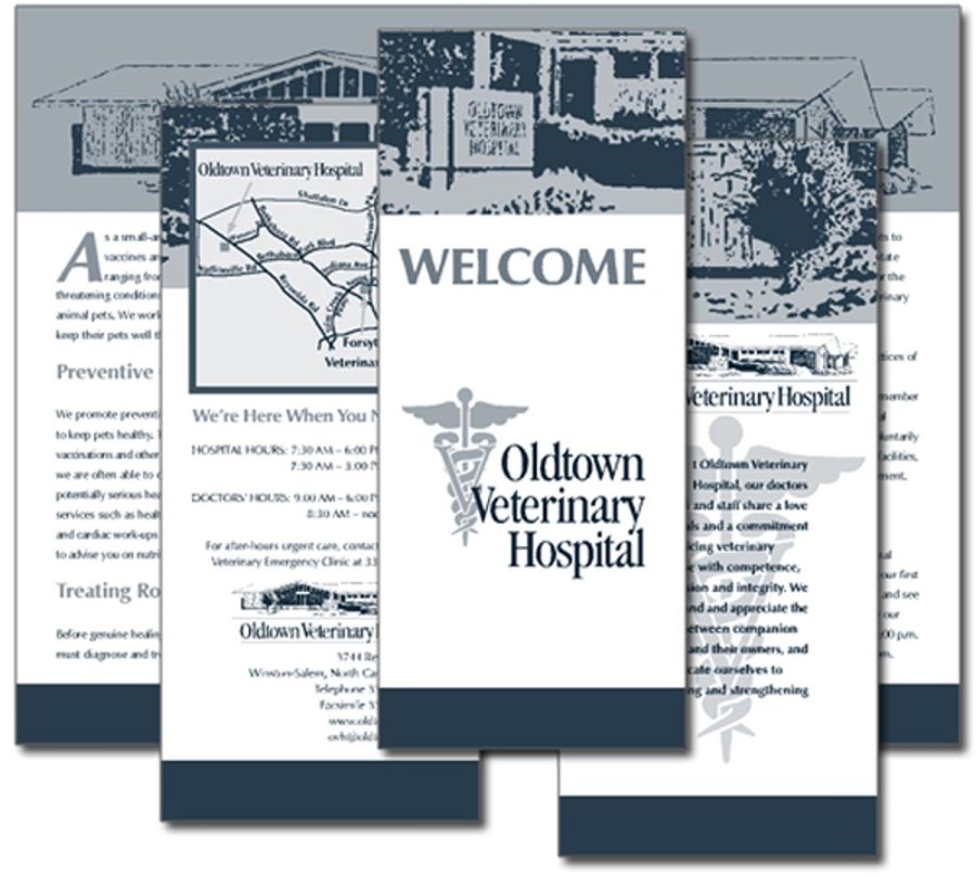 Oldtown Veterinary Hospital “Welcome” brochure