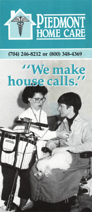 Piedmont Home Care brochure