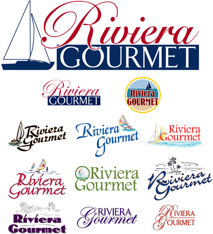 Riviera Gourmet logo concepts