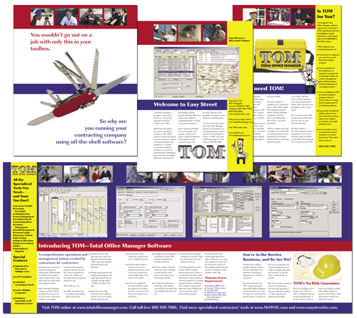 Easy Street's Total Office Manager brochure