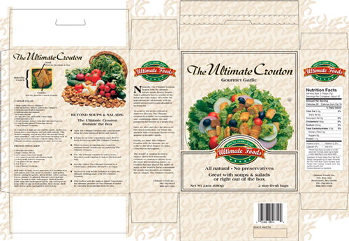 Ultimate Foods Ultimate Crouton package