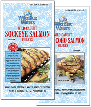 Wild Blue Waters salmon pouches