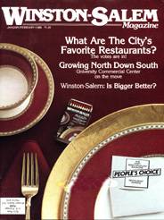 Winston-Salem Magazine January 1986 cover